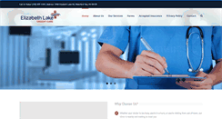 Desktop Screenshot of elizabethlakeurgentcare.com